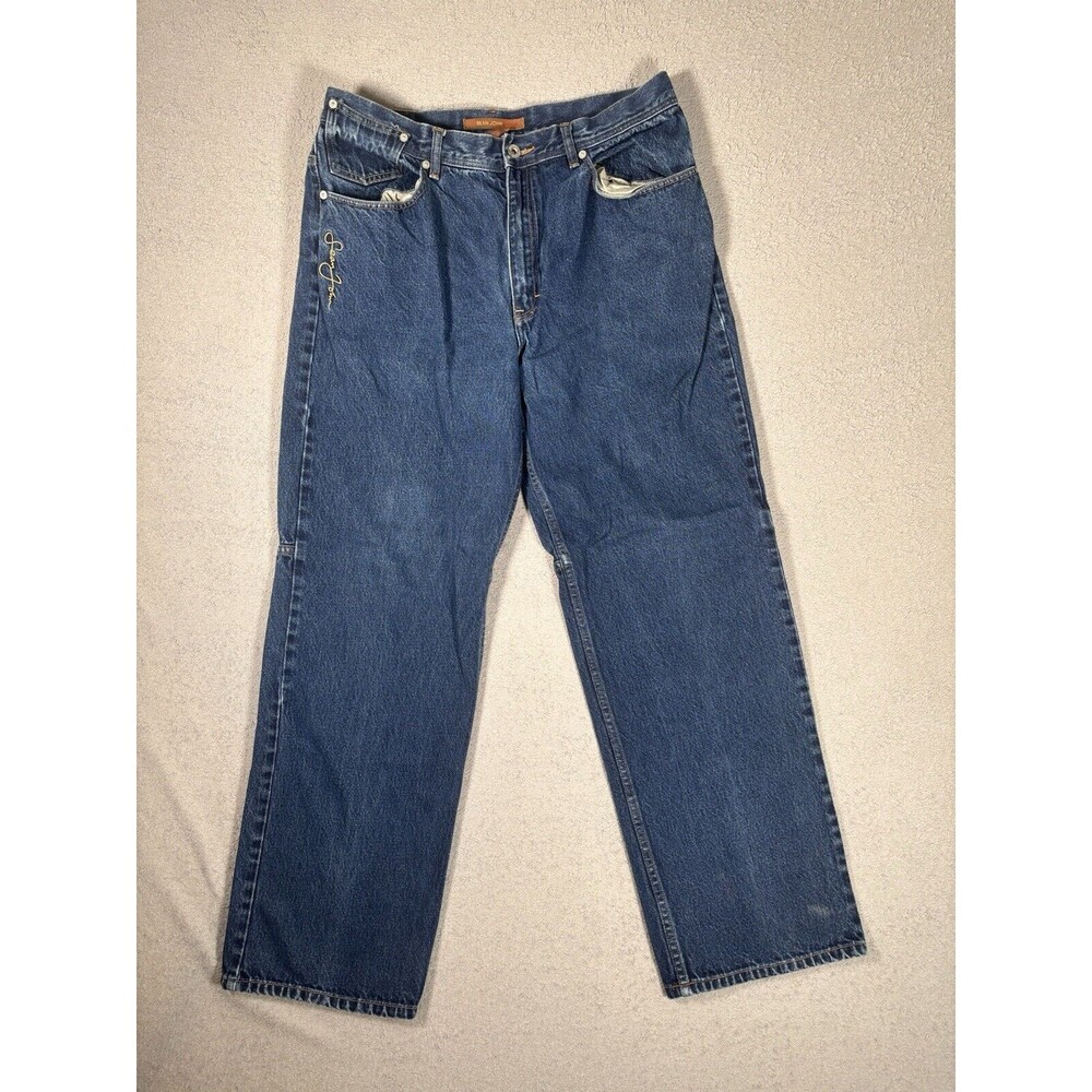 Sean‎ John Denim Jeans Men’s Size 36x31 Baggy Y2K Hip-hop Mid Rise Medium Wash